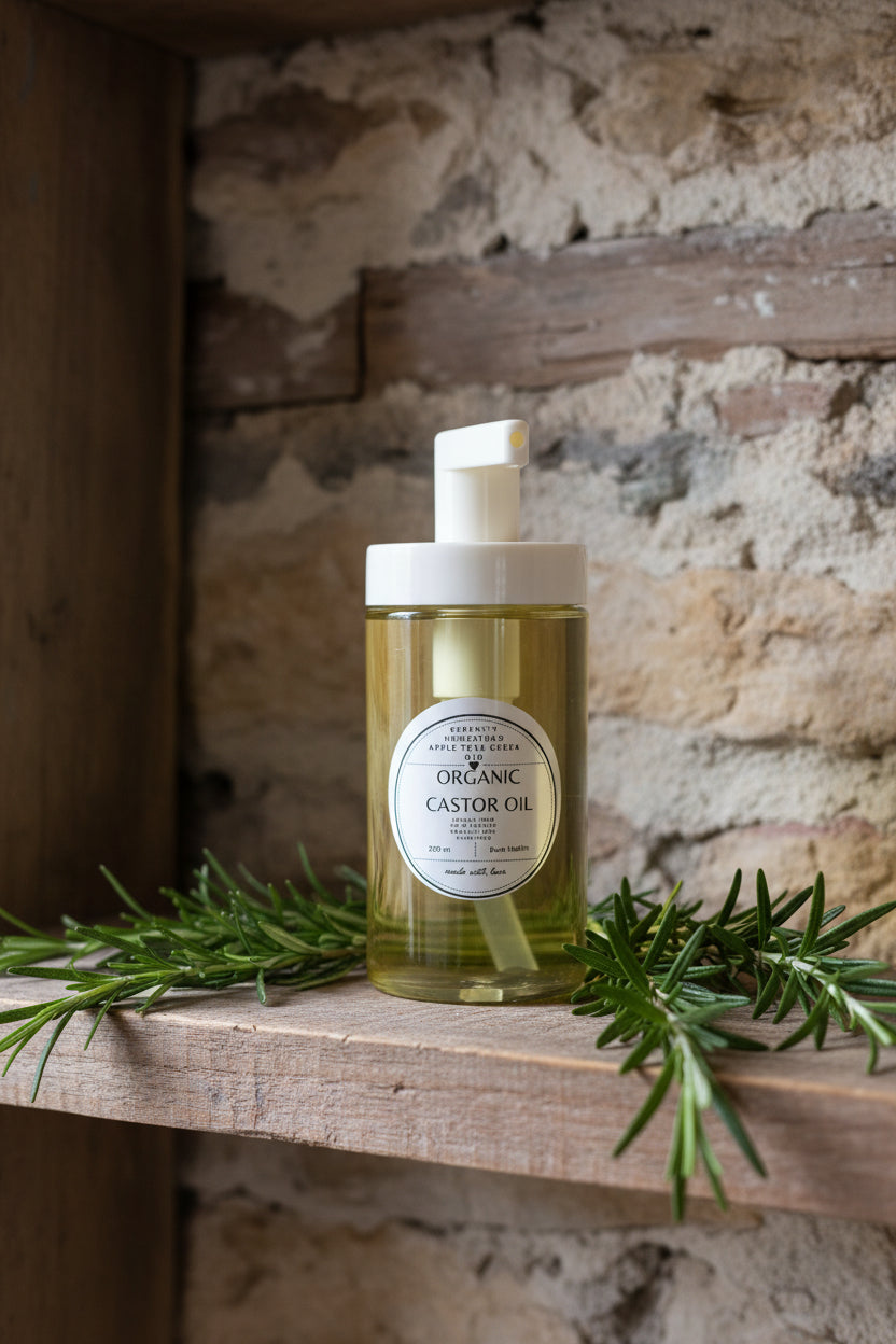 Organic, Hexane Free Cold Pressed Castor Oil 200+ ml