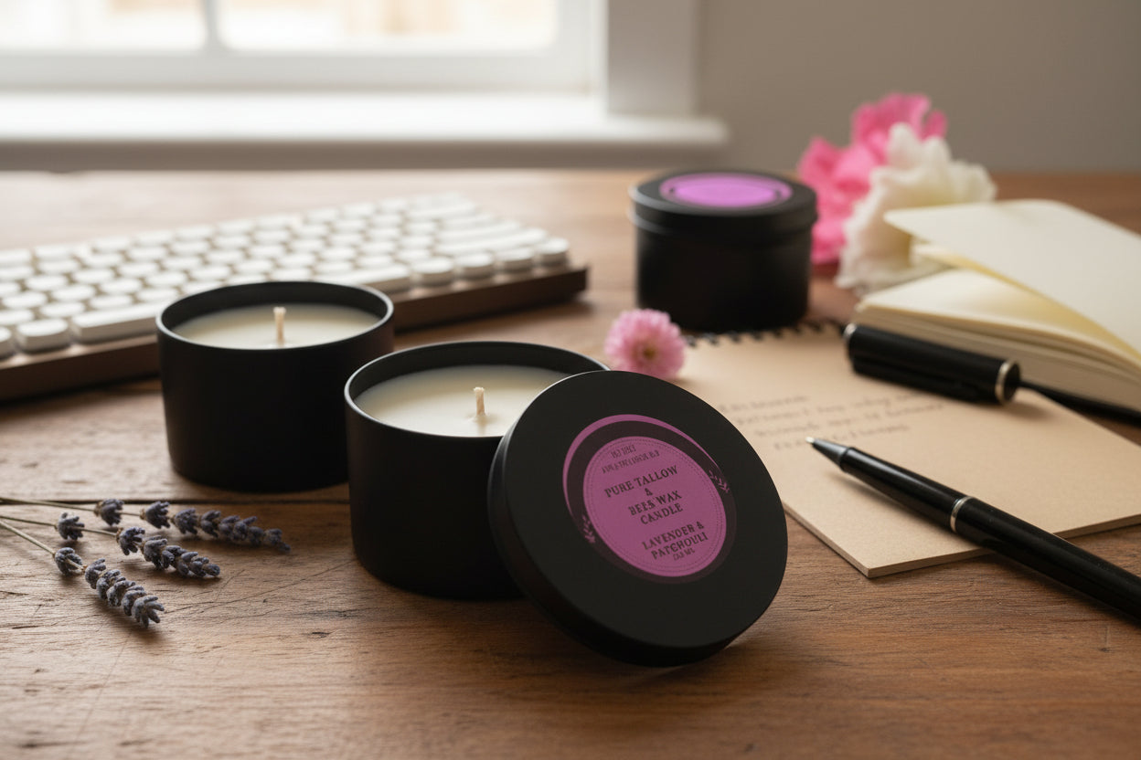 Pure Tallow & Beeswax Candles