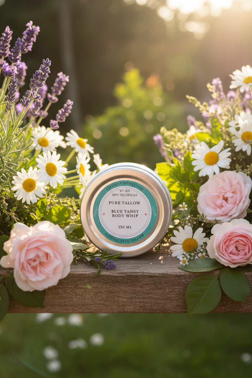Pure Tallow Blue Tansy Body Whip
