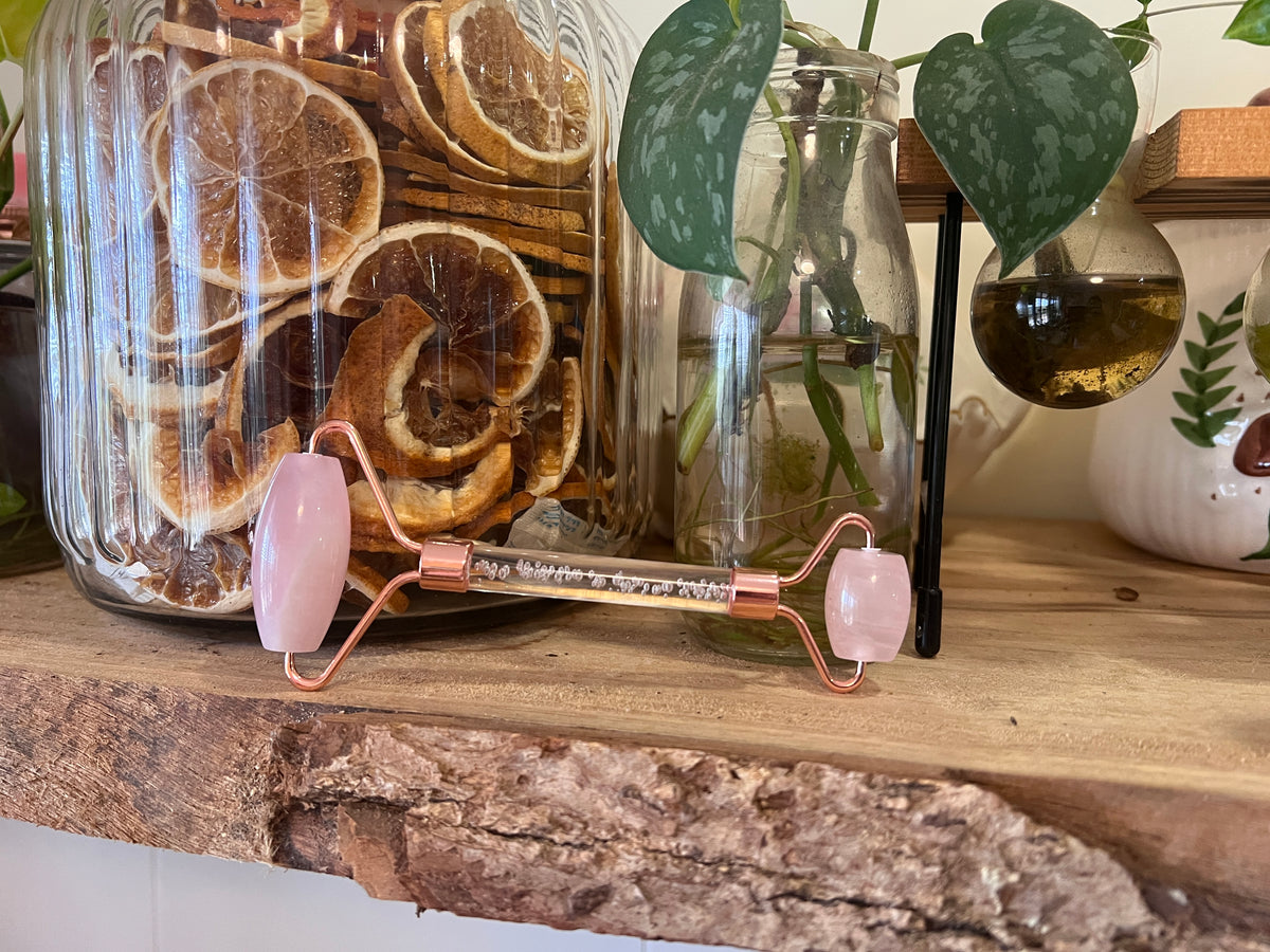 Rose Quartz Facial Roller